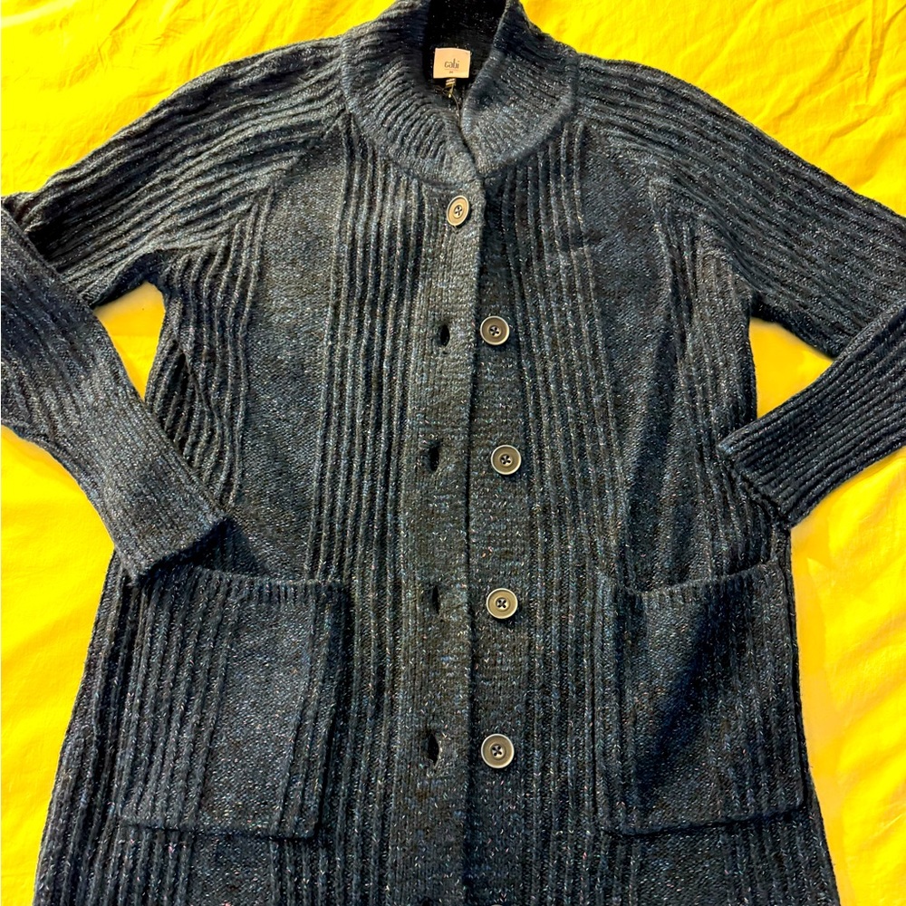 New Cabi Trail Cardigan. Size M. Dark Blue multi. - Picture 9 of 12